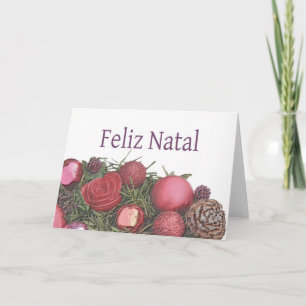 Feliz Natal - Portugisiskt julkort Helgkort