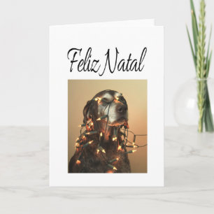 Feliz Natal, portugisiskt julkort Helgkort