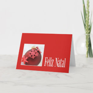 Feliz Natal - Portugisiskt julkort Helgkort