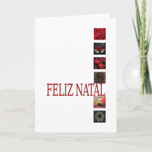 Feliz Natal, portugisiskt julkort Helgkort