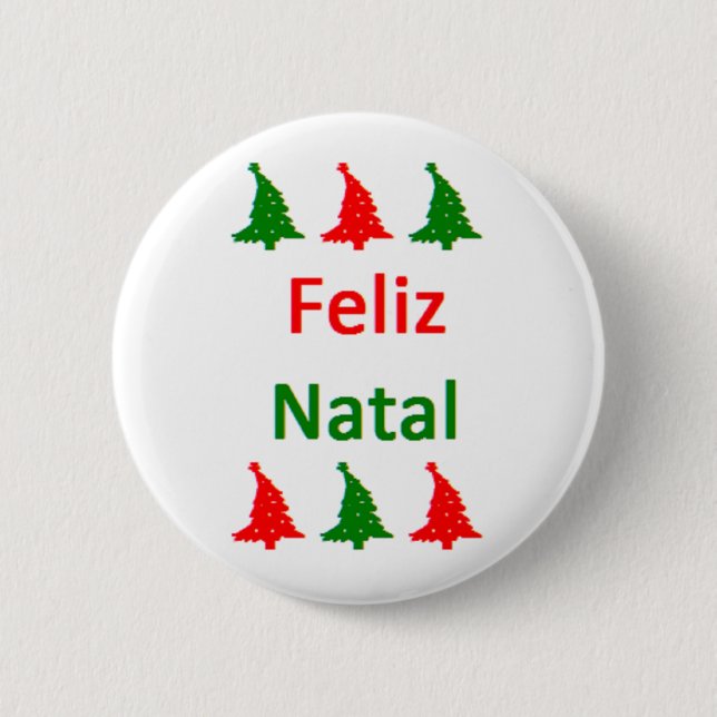 feliz natal träd-knapp knapp (Framsida)