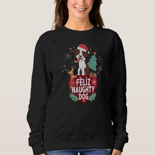 Feliz Naughty Hund T-shirt (Framsida)