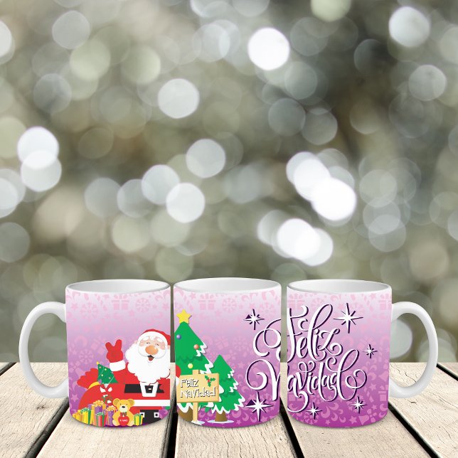 "Feliz Navidad" 11 oz Kaffemugg (Skapare uppladdad)