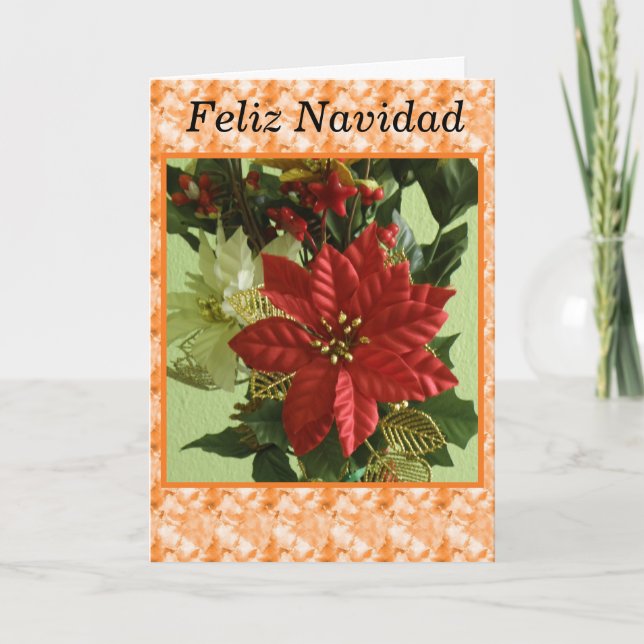 Feliz Navidad/8 Helgkort (Framsida)