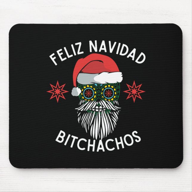 Feliz Navidad Achos Funny Spain God jul Musmatta (Framsidan)