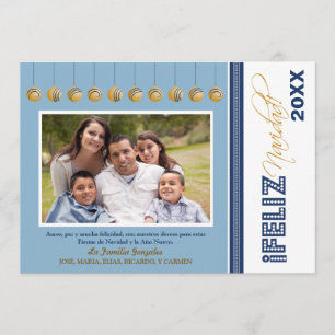 Feliz Navidad Anpassningsbar Family Helgdag Card ( Inbjudningar