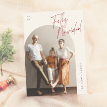 Feliz Navidad Arch Photo jul