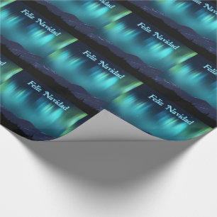 Feliz Navidad - Aurora Borealis Presentpapper