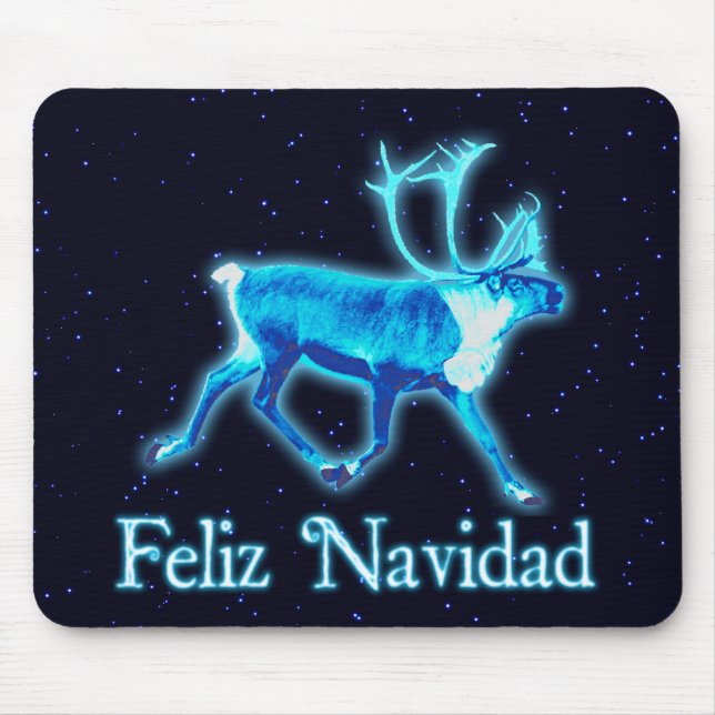 Feliz Navidad - Blue Västindiou (renare) Musmatta (Framsidan)