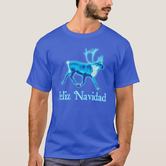 Feliz Navidad - Blue Västindiou (renare) Tröja (Framsida)