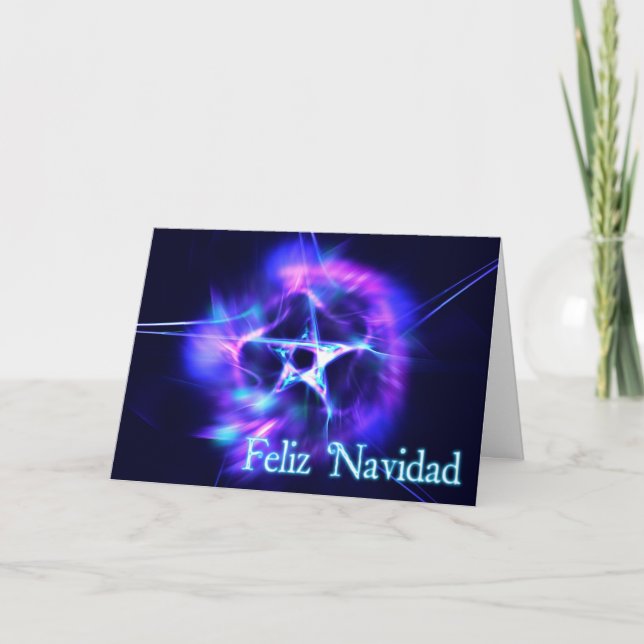 Feliz Navidad - Bright Star Helgkort (Framsida)