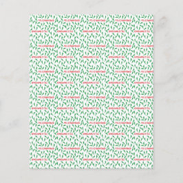 Feliz Navidad Chile Pepper Scrapbook Papper