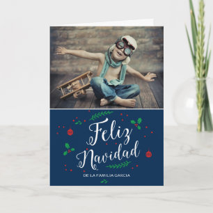Feliz Navidad del muérdago felicitación Helgkort