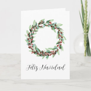 Feliz Navidad, den spanska julkransen Helgkort