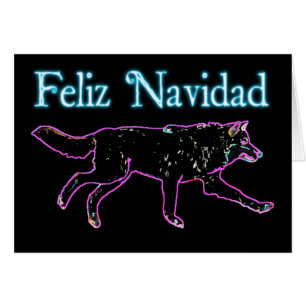 Feliz Navidad - Electric Varg Hälsningskort