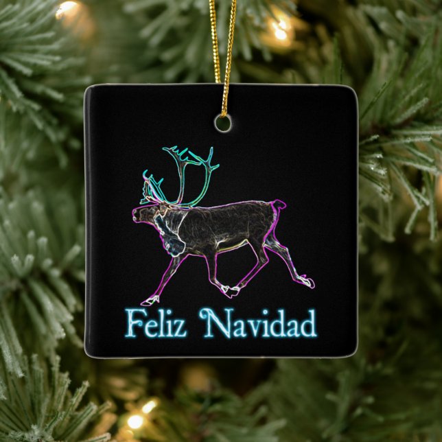 Feliz Navidad - Electric Västindiou Julgransprydnad Keramik (Träd)