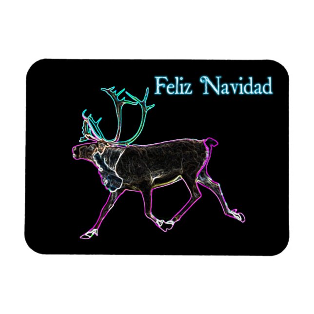 Feliz Navidad - Electric Västindiou Magnet (Horisontell)