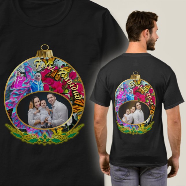 Feliz Navidad Family Dancing Butterflies PV01 T Shirt (Skapare uppladdad)
