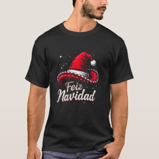 Feliz Navidad Family Matching Pajama Funny Christm T Shirt