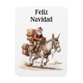 Feliz Navidad från och med den här sydvästra tomte Magnet