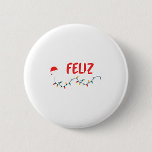 Feliz Navidad God jul Julafton Ljus Pajamas Knapp