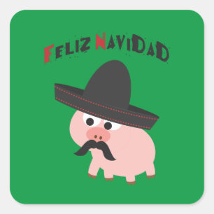 Feliz Navidad! Gris Klistermärke