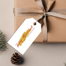 Feliz Navidad Guld Träd Foil Brush Helgdag