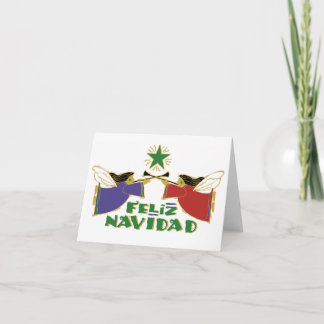 Feliz Navidad hälsningkort Helgkort