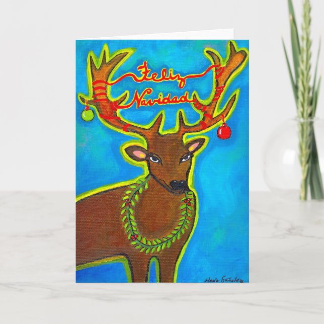 Feliz Navidad Helgkort (Framsida)