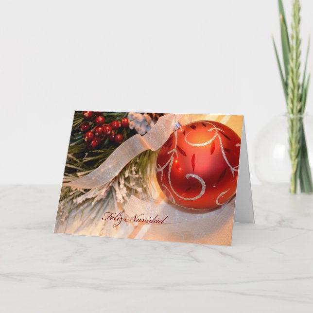 Feliz Navidad Helgkort (Framsida)