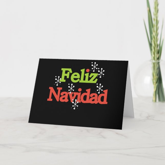 Feliz Navidad Helgkort (Framsida)