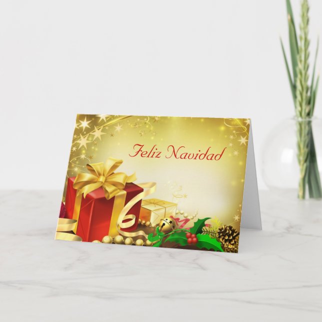 Feliz Navidad Helgkort (Framsida)