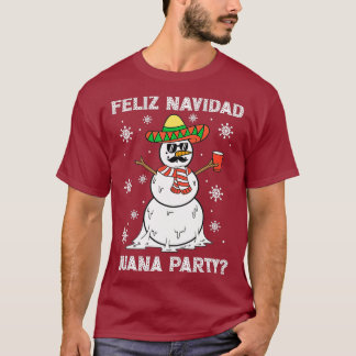 Feliz Navidad Juana Party Coola Gifts Mexican T Shirt