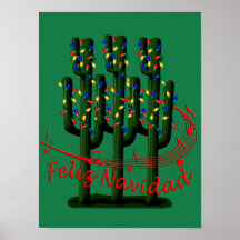 Feliz Navidad jul Fiesta Party Poster