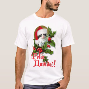Feliz Navidad - Jul Kitten Tee Shirt