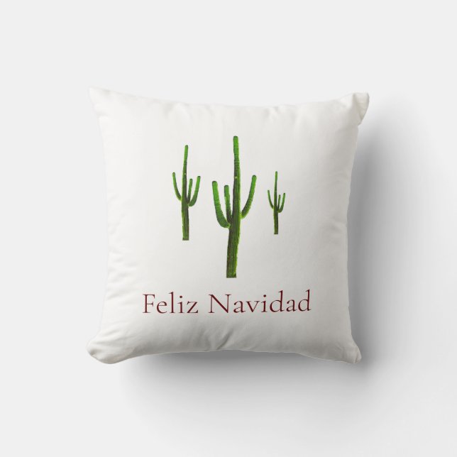 Feliz Navidad jul Kudde (Framsida)