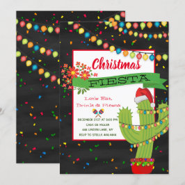 Feliz navidad jul Party Fiesta Inbjudningar