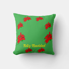 Feliz Navidad Julgran Skirt Kudde