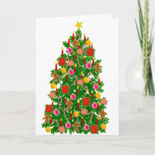 Feliz Navidad julgrankort Helgkort