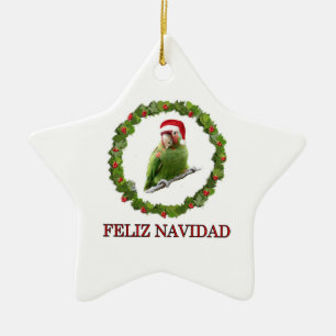 Feliz Navidad Julgransprydnad Keramik