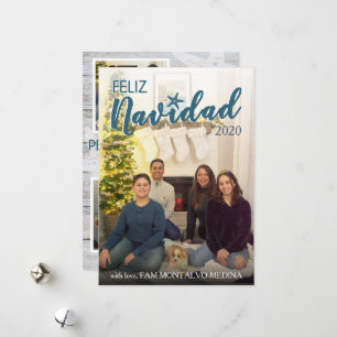 Feliz Navidad-julkort - Beach Julkort