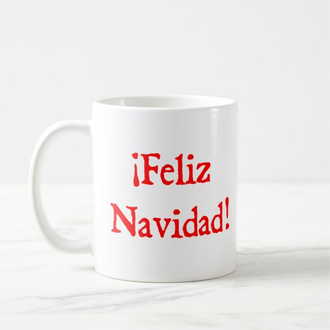 Feliz Navidad Kaffemugg (Vänster)
