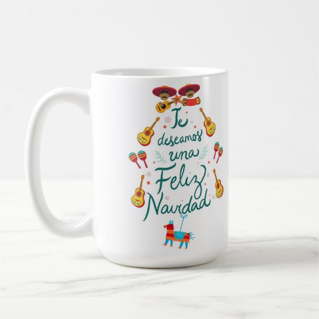 Feliz navidad kaffemugg (Vänster)