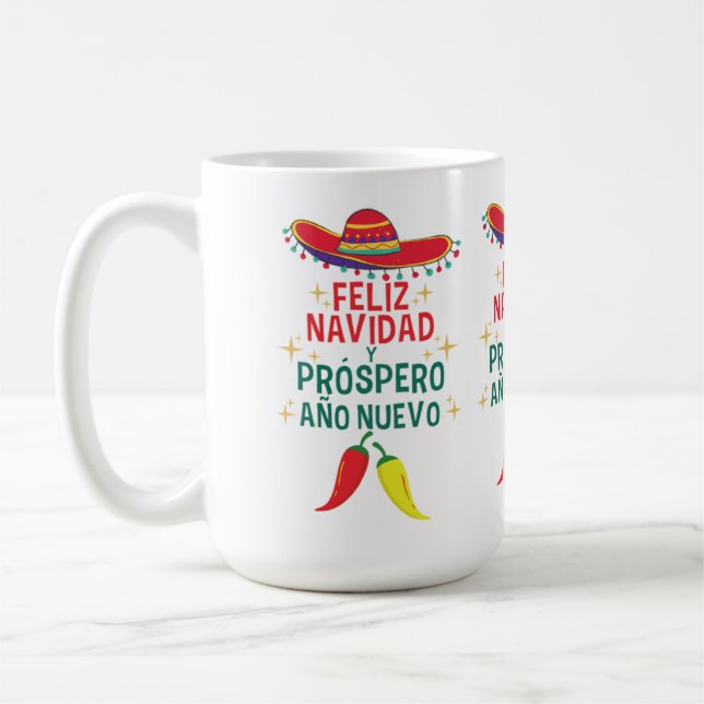 Feliz navidad kaffemugg (Vänster)