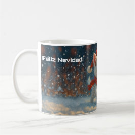Feliz Navidad - Kitten - Gift - Mug Kaffemugg