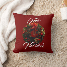 "Feliz Navidad" Kuddöverdrag Kudde