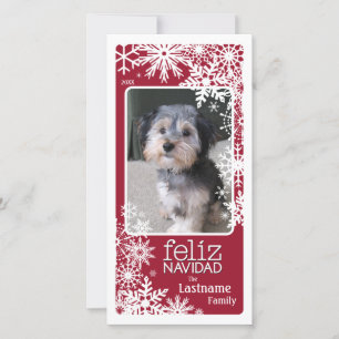 Feliz Navidad - låt det snöa! Julkort