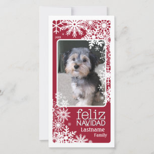 Feliz Navidad - låt det snöa! Julkort