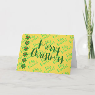 Feliz Navidad Latin-amerikansk jul Helgkort