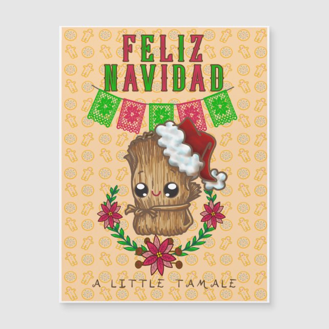 Feliz Navidad - Little Tamale (gult) (Framsida)
